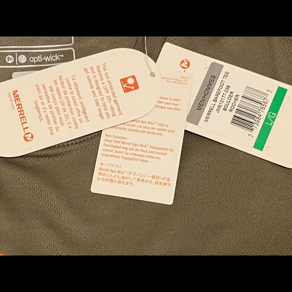 Men's MERRELL New With Tags. Barefoot Tee SZ Large - Picture 11 of 11